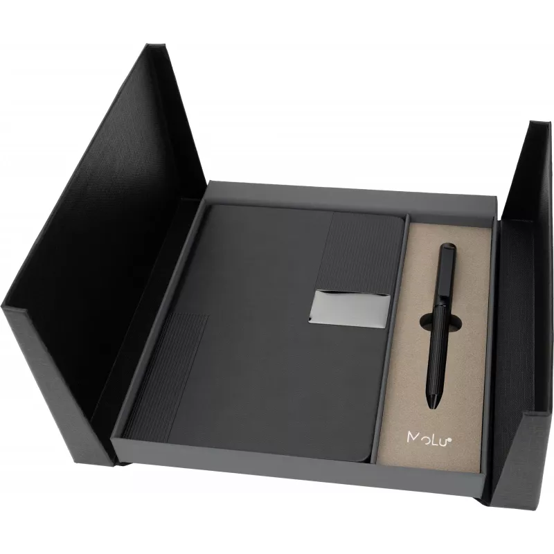 Zestaw notatnik i długopis metalowy PORT ST. LUCIE MoLu - czarny (517703)