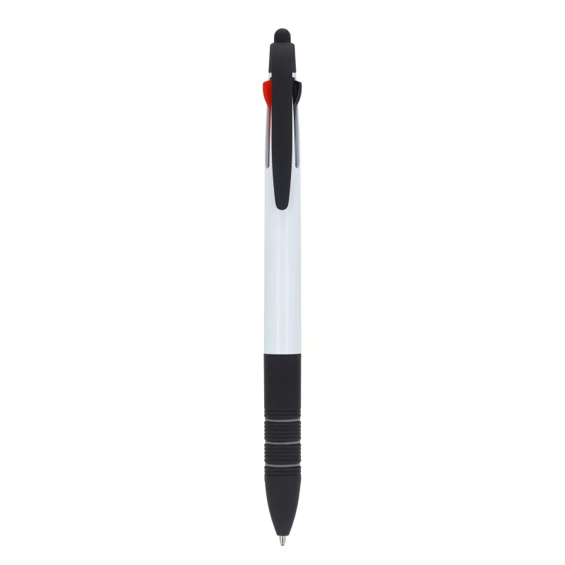 3-kolorowy długopis Berlin - biało / czarny (LT87852-N0102)