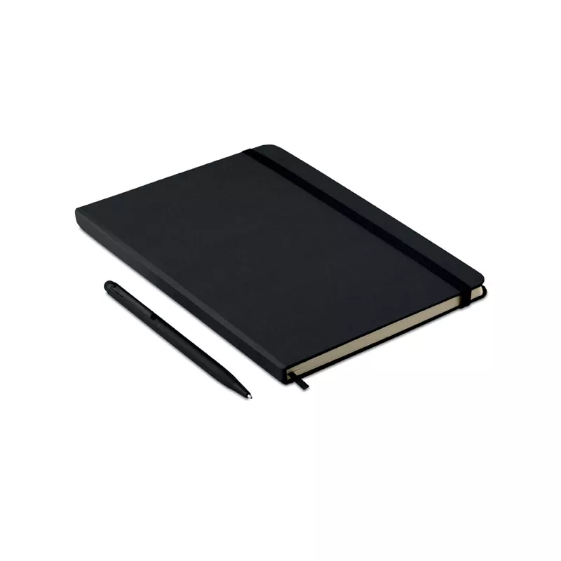 Notes A5 z długopisem 72 kartki w linię NEILO SET - Czarny (MO9348-03)