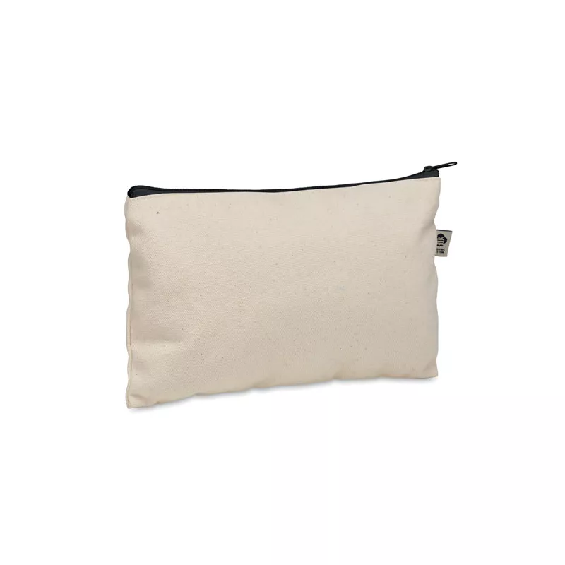 Kosmetyczka z bawełny organicznej 340 g/m² PESACARA - Czarny (MO2379-03)