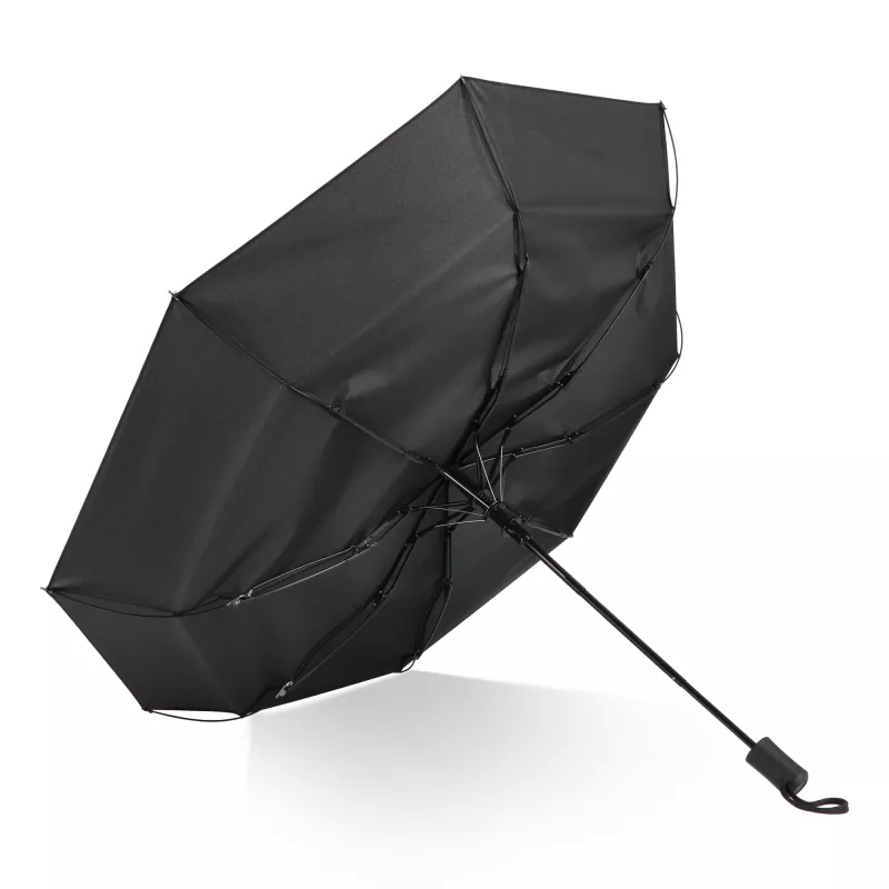 Daintree 190T Pongee 21.5" Składany parasol automatyczny, wiatroodporny - czarny (LT97116-N0002)