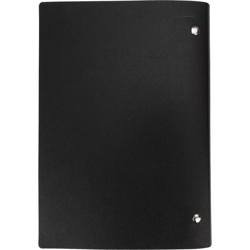 Kołonotatnik A5 w linie z trzciny cukrowej ROSARIA - czarny (2525303)