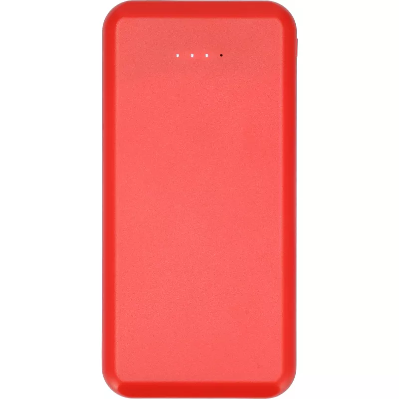 Power bank z ABS z recyklingu 10000 mAh PRESTON - czerwony (3549405)