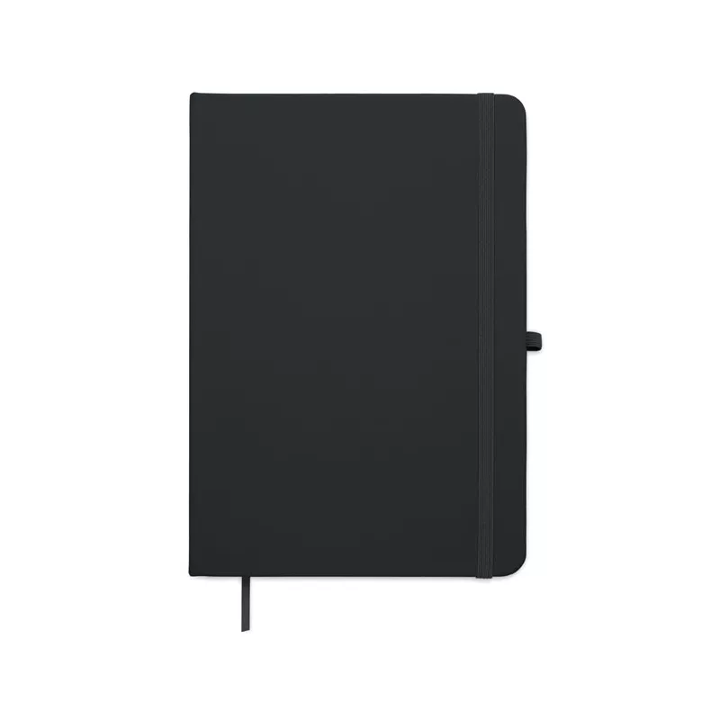 Notes A5 w okładce z PU 96 kartek w linię ARCOLOOP - Czarny (MO3124-03)