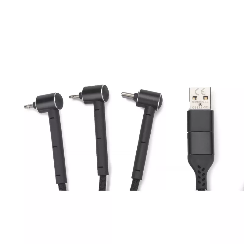Kabel USB 6 w 1 RICO - czarny (09122-02S)