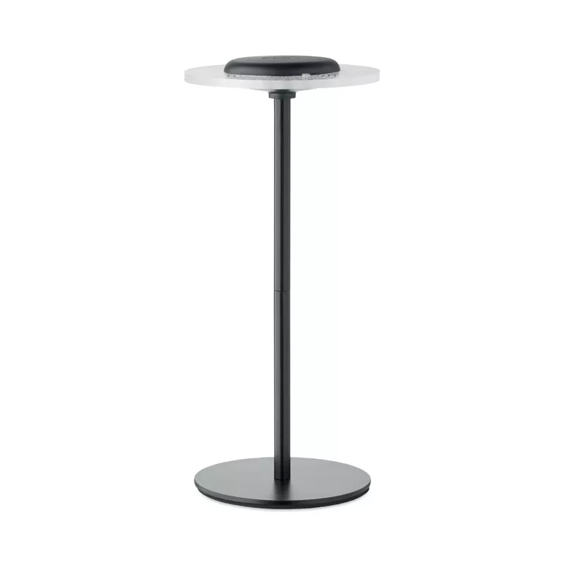 Lampka stołowa LED RGB metalowa z akumulatorem LOUNGE - Czarny (MO2950-03)