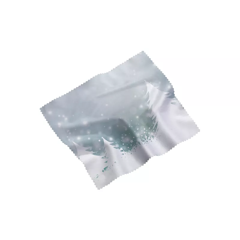 Ściereczka z mikrofibry do okularów 165 g/m² 18 x 15 cm CLEAN UP - biały (56-0407711)