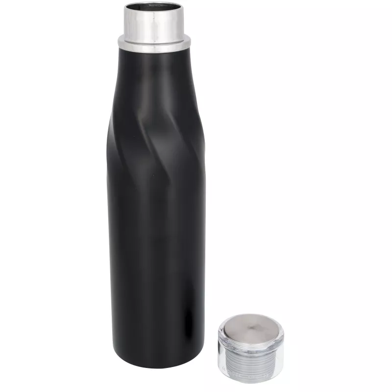 Samouszczelniająca się butelka Hugo z izolacją próżniowo miedzianą - Czarny (10052100)