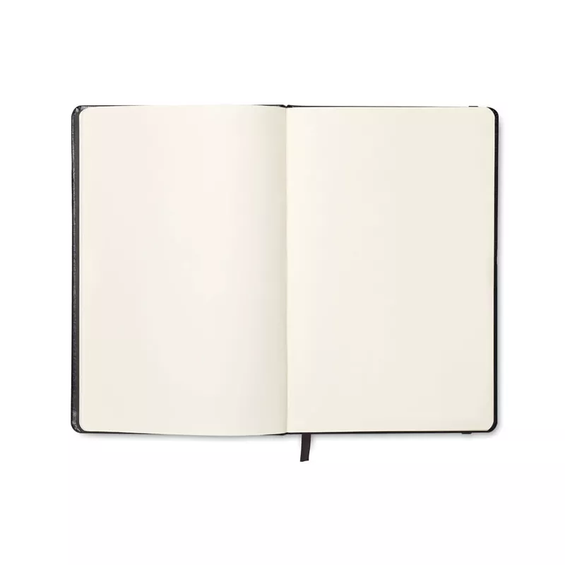 Notes A5 w okładce PU 96 kartek gładkie ARCONOT PLAIN - Czarny (AR1804-03)