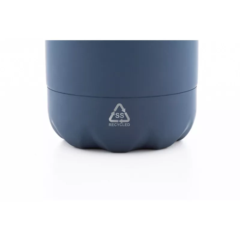 Refill Soft butelka z ze stali nierdzewnej z recyklingu - ciemno niebieski (AP808162-06A)