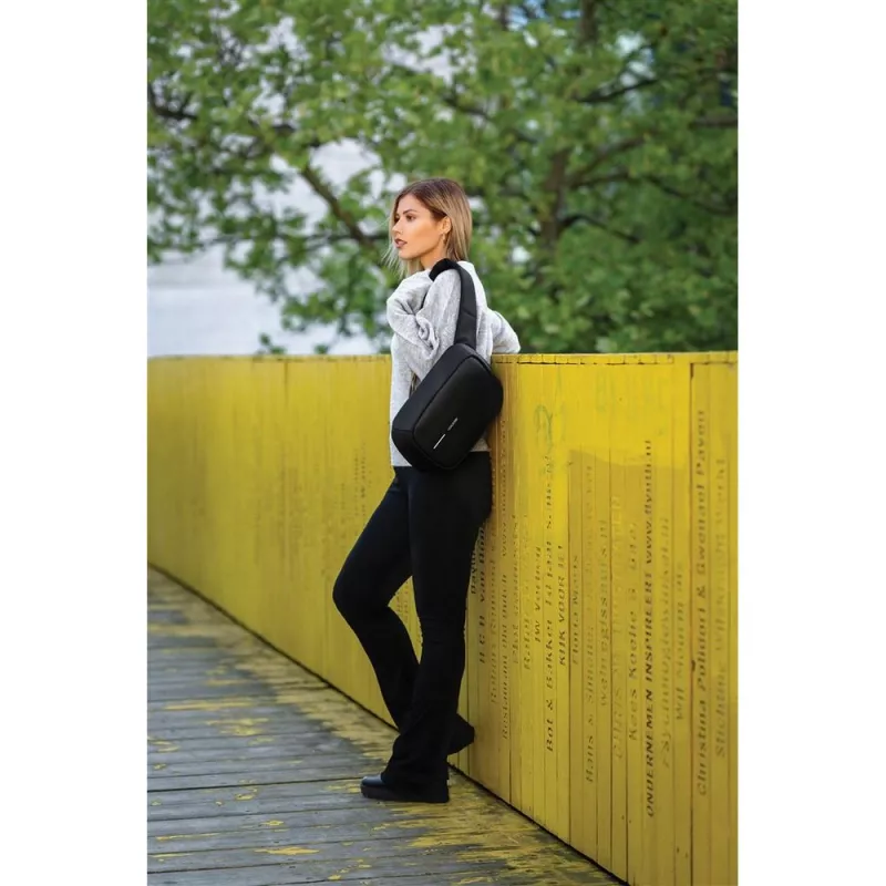 Bobby Sling, plecak chroniący przed kieszonkowcami - czarny, czarny (P705.781)