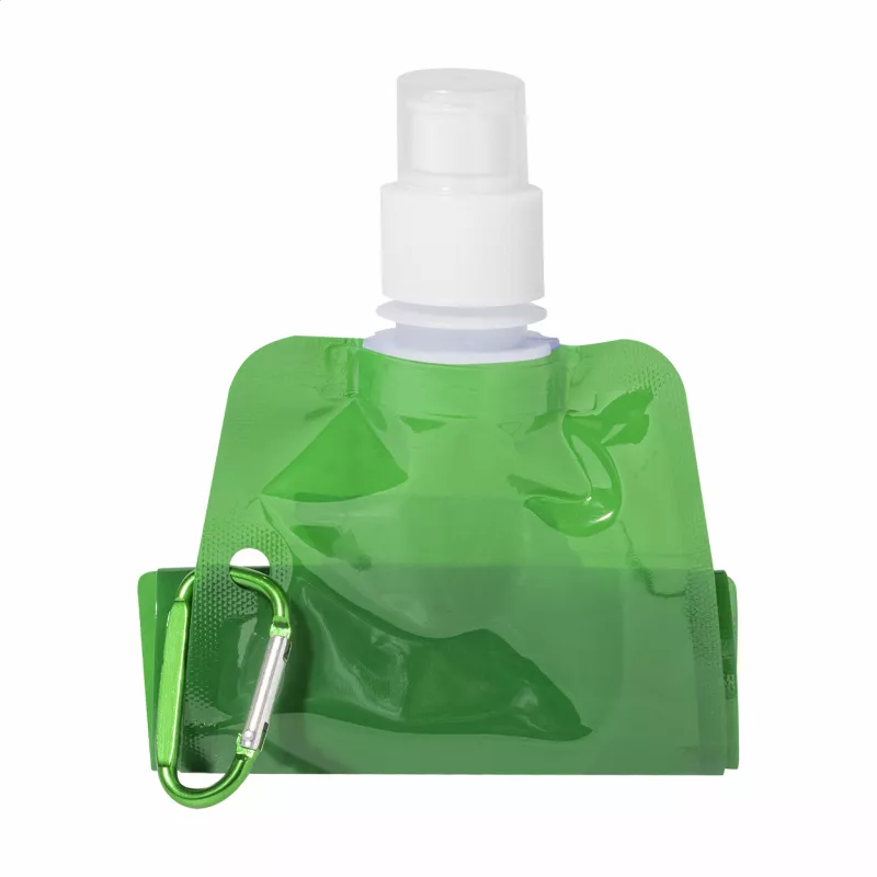 Carabol składana butelka RPET - zielony (AP800231-07)