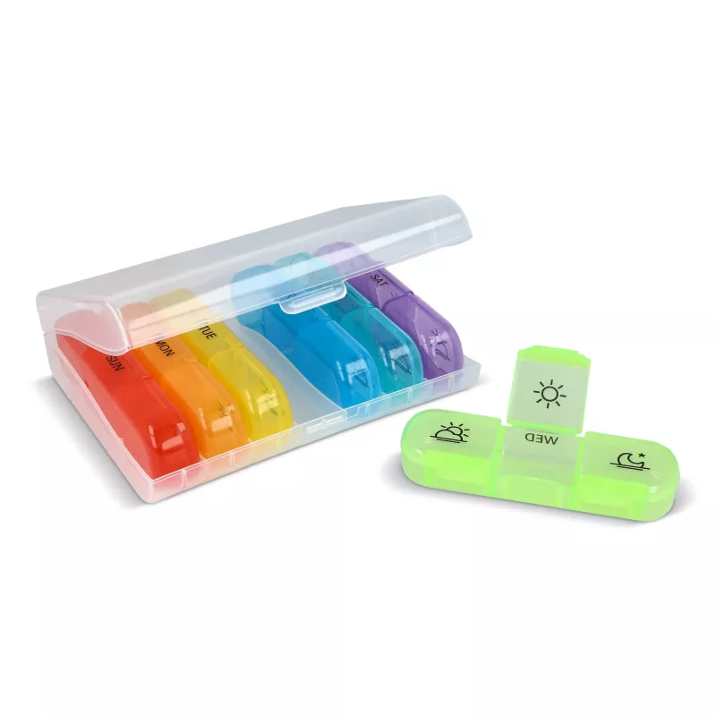 7-dniowy pojemnik na tabletki Joseph - Asortyment fluoru (LT92741-N0099)