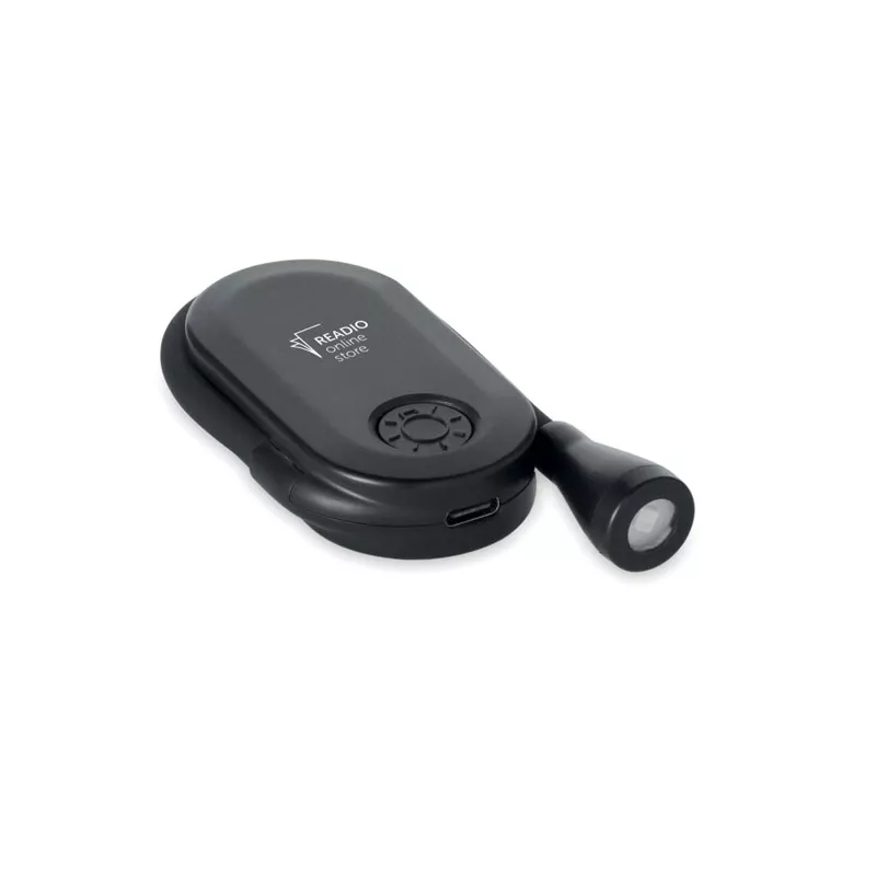 Lampka LED do książki z akumulatorem SCENE REPLA - Czarny (MO3241-03)