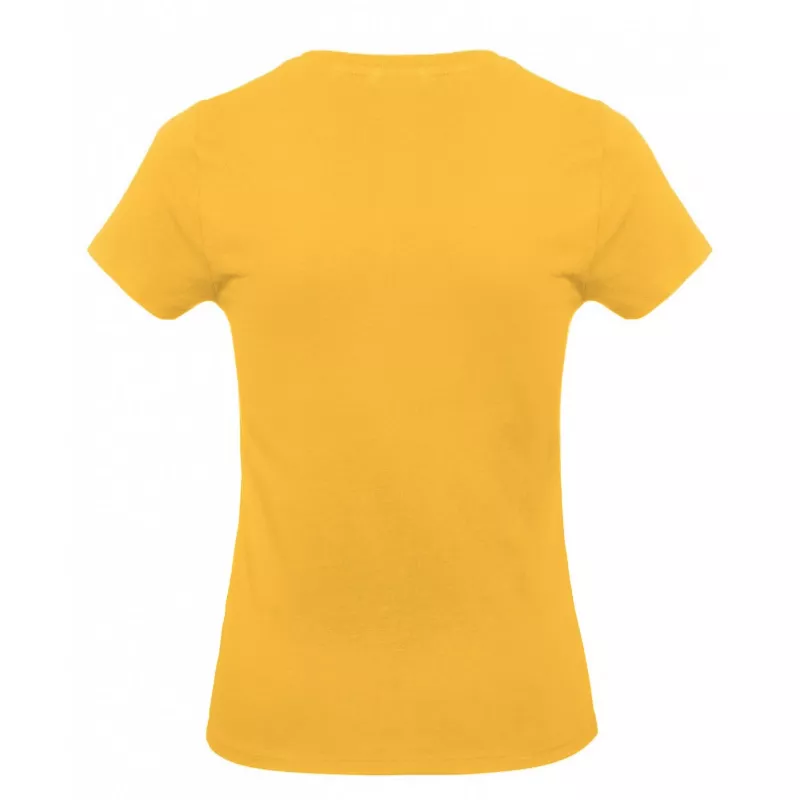 Damska koszulka reklamowa 185 g/m² B&C #E190 / WOMEN - Gold (210) (TW04T/E190-GOLD)