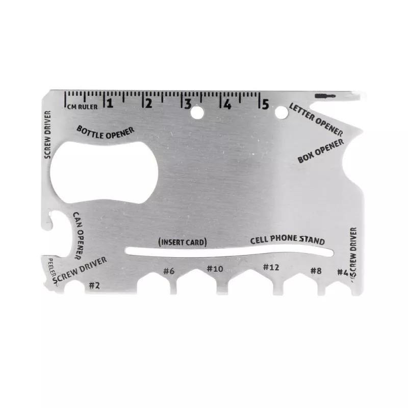 Narzędzie wielofunkcyjne, 9 funkcji | Dalton - srebrny (V8777-32)