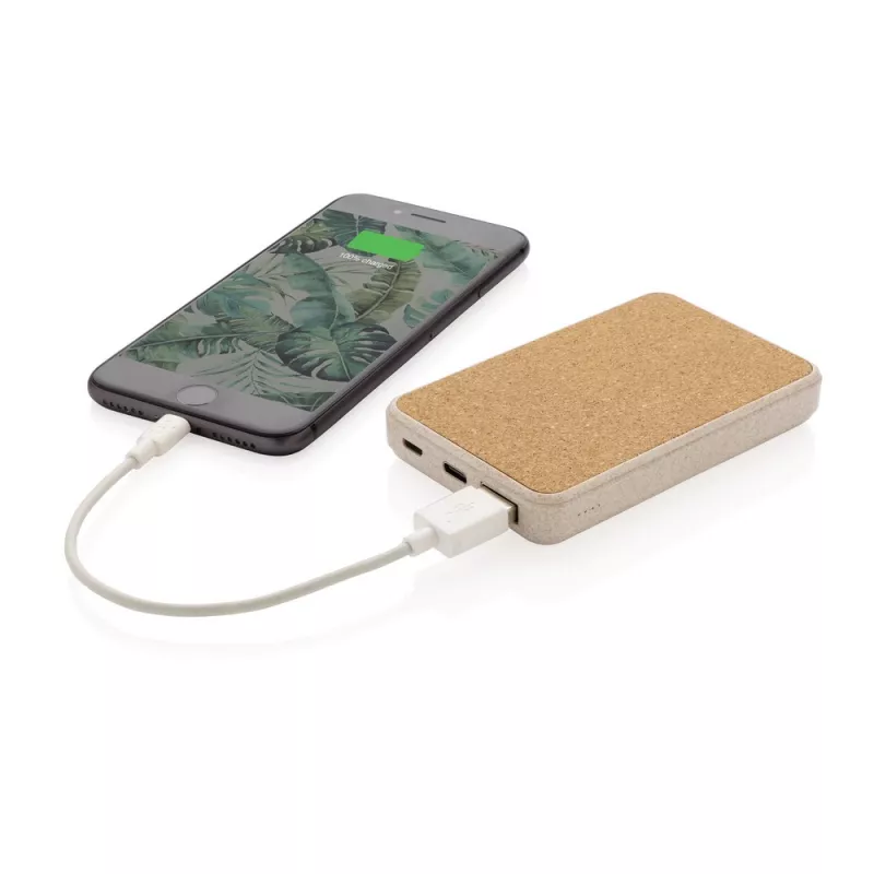 Power bank 5000 mAh - brązowy (P322.229)