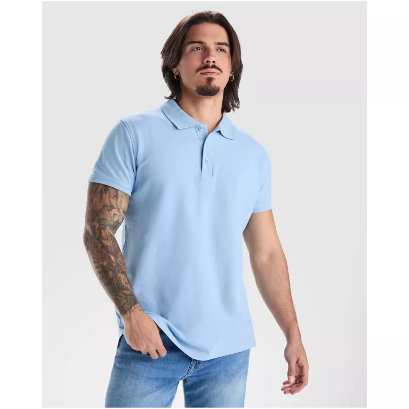 Koszulka polo bawełniana 200 g/m² ROLY STAR 6638 - Butelkowa zieleń (R6638-BOTTLE)
