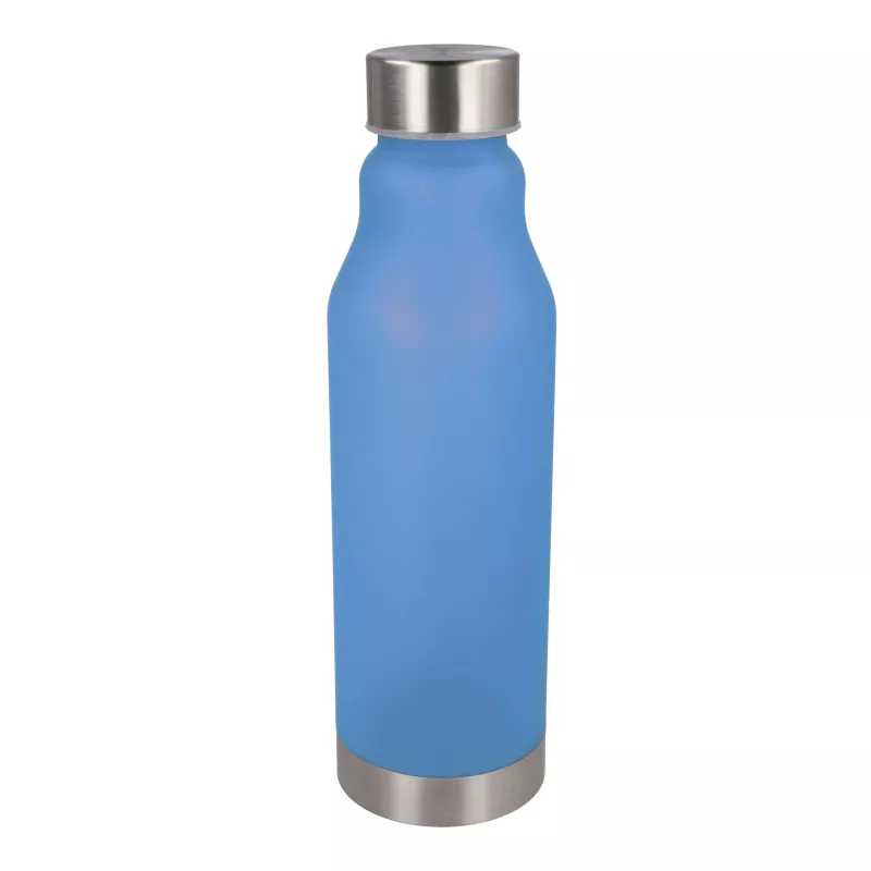 Matowa butelka R-PET 600ml - niebieski mrożony (LT98824-N5411)
