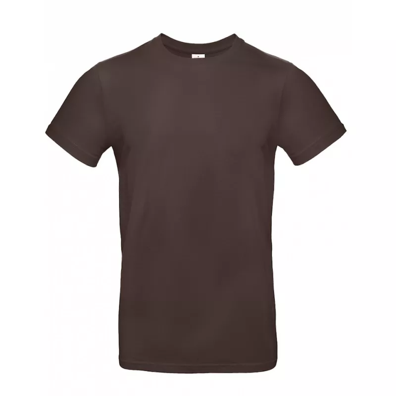 Koszulka reklamowa 185 g/m² B&C #E190 - Brown (145) (TU03T/E190-BROWN)