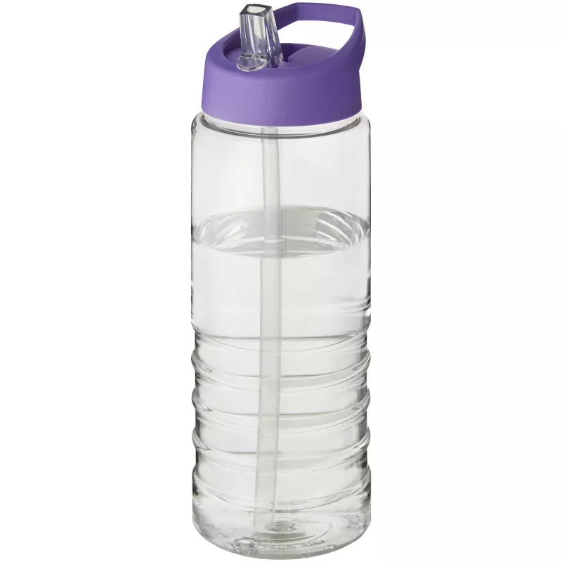 Bidon H2O Treble o pojemności 750 ml z wieczkiem z dzióbkiem - Fioletowy-Przezroczysty (21087711)