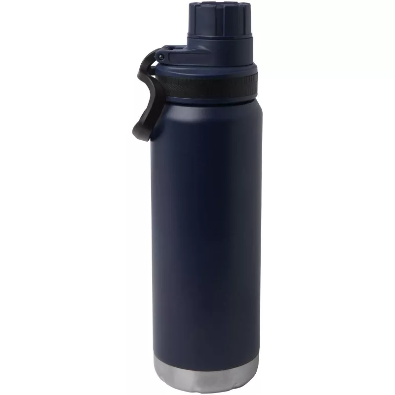 Butelka Fortis z recyklingowanej stali nierdzewnej, z miedzianą izolacją próżniową, o pojemności 700 ml, z certyfikatem RCS - Granatowy (10084255)
