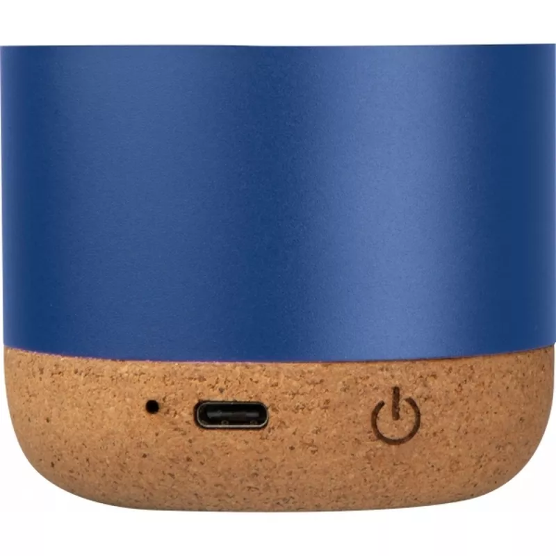 Głośnik bluetooth z aluminium z recyklingu BREST - niebieski (424204)