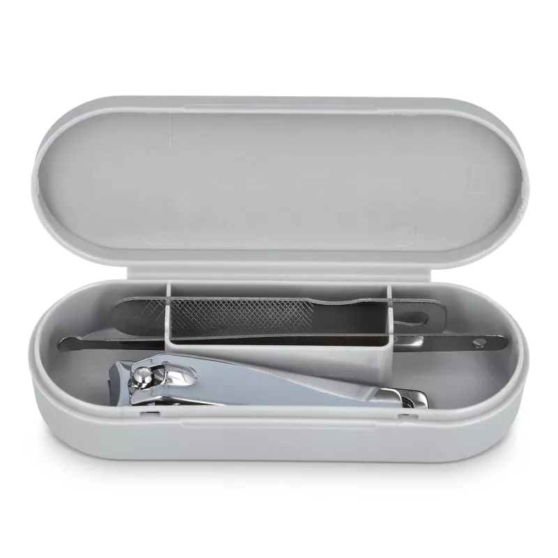 3-częściowy zestaw do manicure Mira - szary (LT92737-N0061)