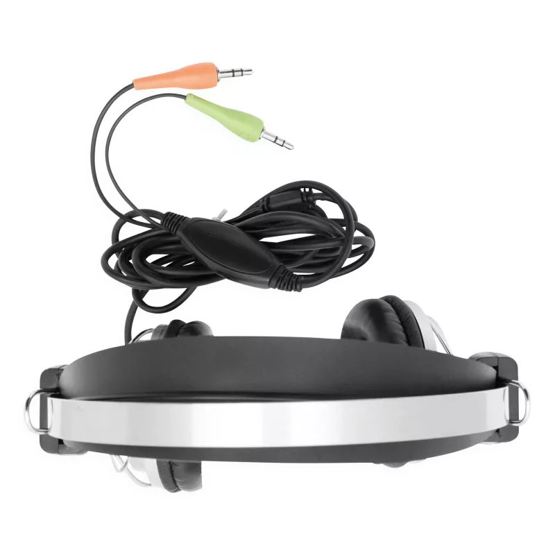 Zestaw słuchawkowy - czarny, niebieski, srebrny (58-1101897)