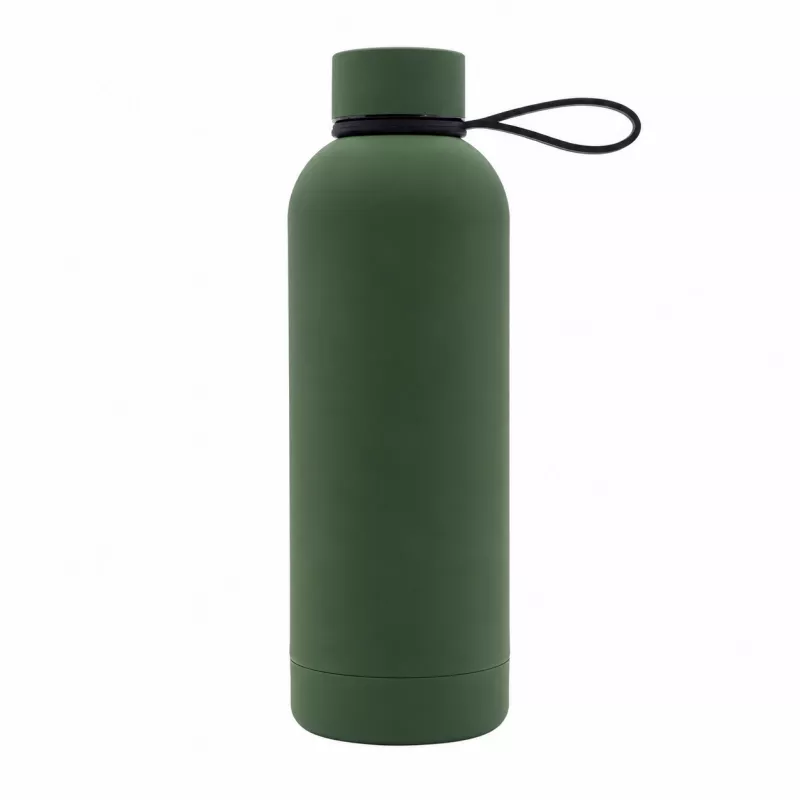 Butelka termiczna z uchwytem Mendoza Duo 500 ml - ciemny zielony (R08993.51)