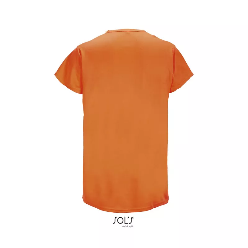 Koszulka sportowa unisex 130 g/m² Sol's SPRINT - Neonowy Pomarańczowy (S02995-NO)