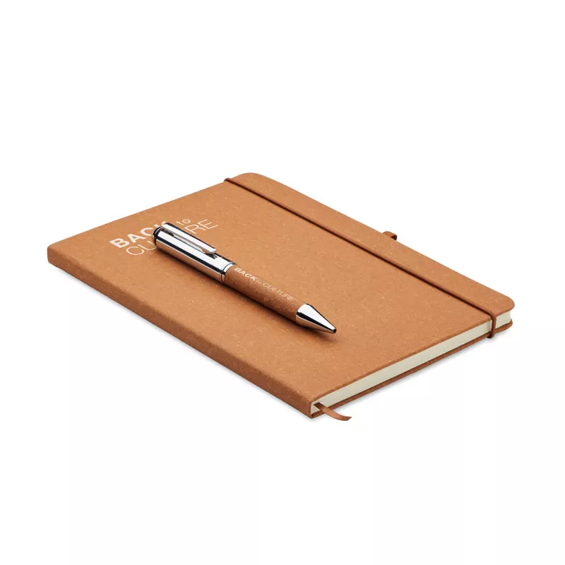Notes A5 80 kartek w linię ELEGANOTE - Bezowy (MO2195-13)