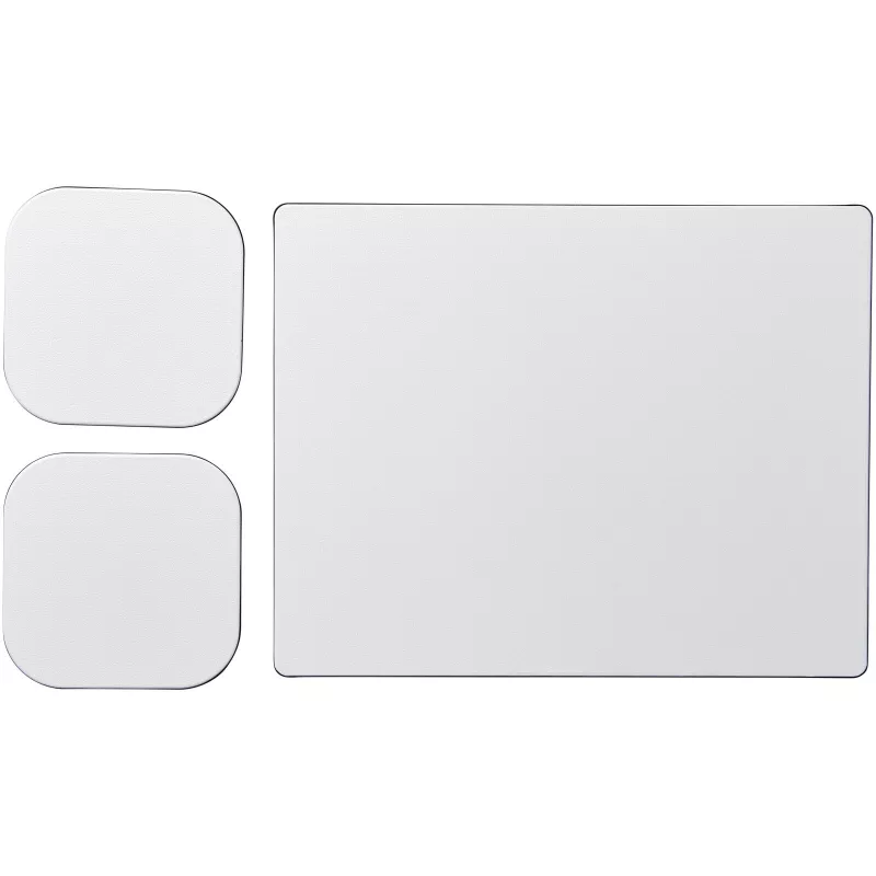 Podkładka pod mysz Brite-Mat® i zestaw podkładek pod naczynia combo 3 - Czarny (21059300)