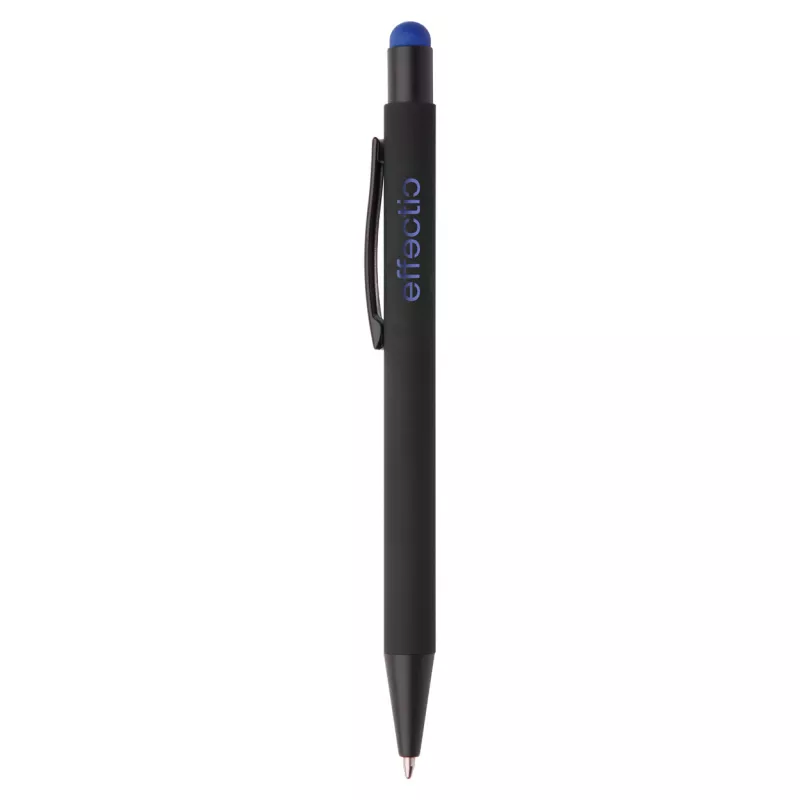 Długopis metalowy z kolorowym grawerem Pearly - niebieski (AP845170-06A)