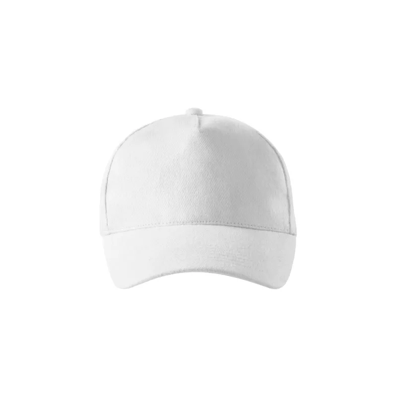 Reklamowa czapka z daszkiem 5 panelowa Malfini 5P 307 - Biały (ADLER307-BIAłY)