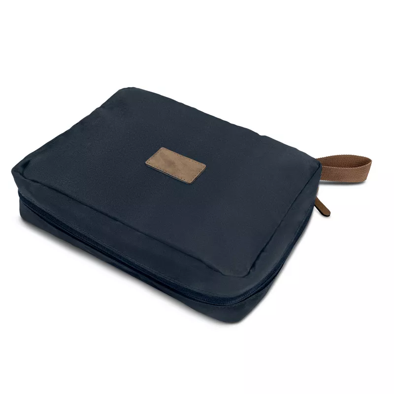 Kosmetyczka RPET B'RIGHT | Zoe - granatowy (V1403-04)