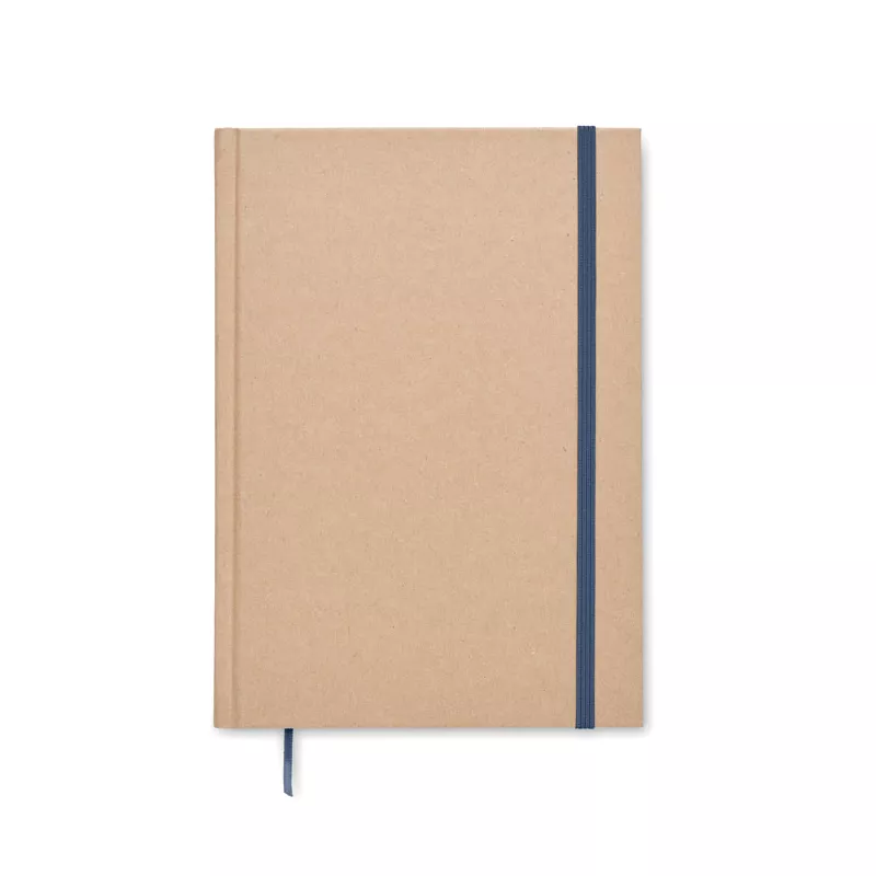 Notes A5 z recyklingu 100 kartek w linię MUSA - Niebieski (MO6640-04)