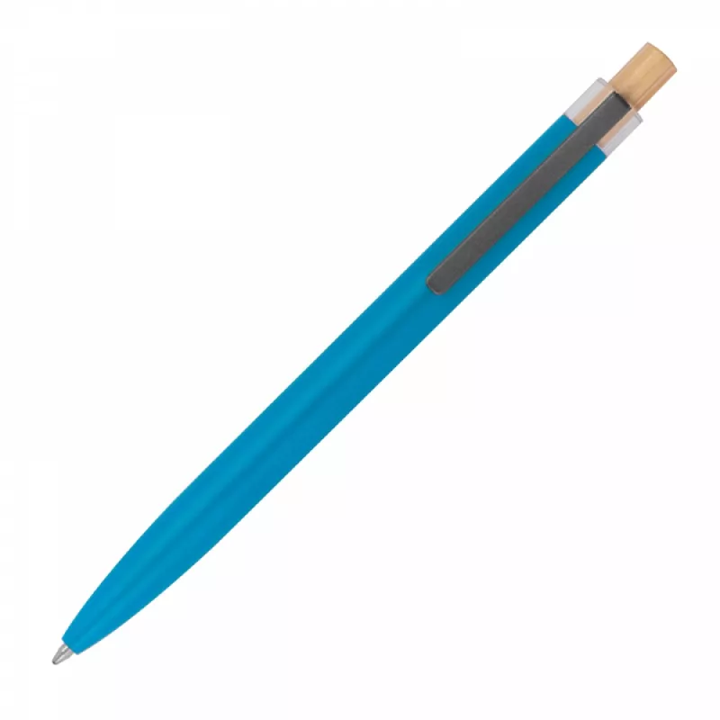 Długopis z aluminium z recyklingu - jasnoniebieski (1384524)