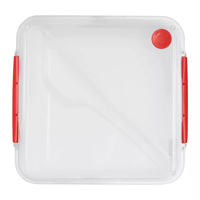 Pojemnik na lunch - biały, czerwony (56-0306025)