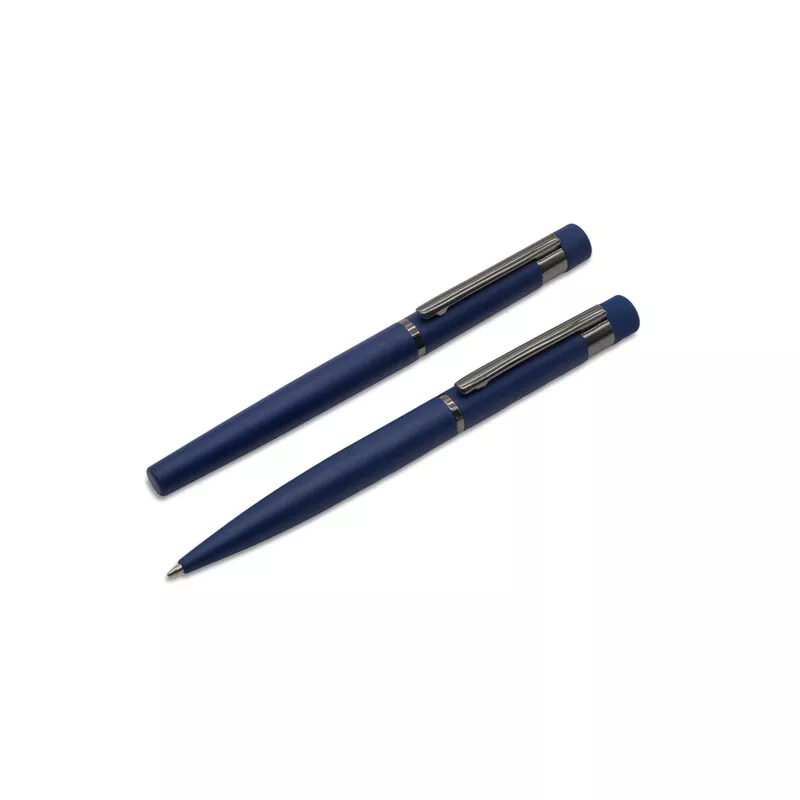 Zestaw piśmienniczy Softis - granatowy (R02338.42)