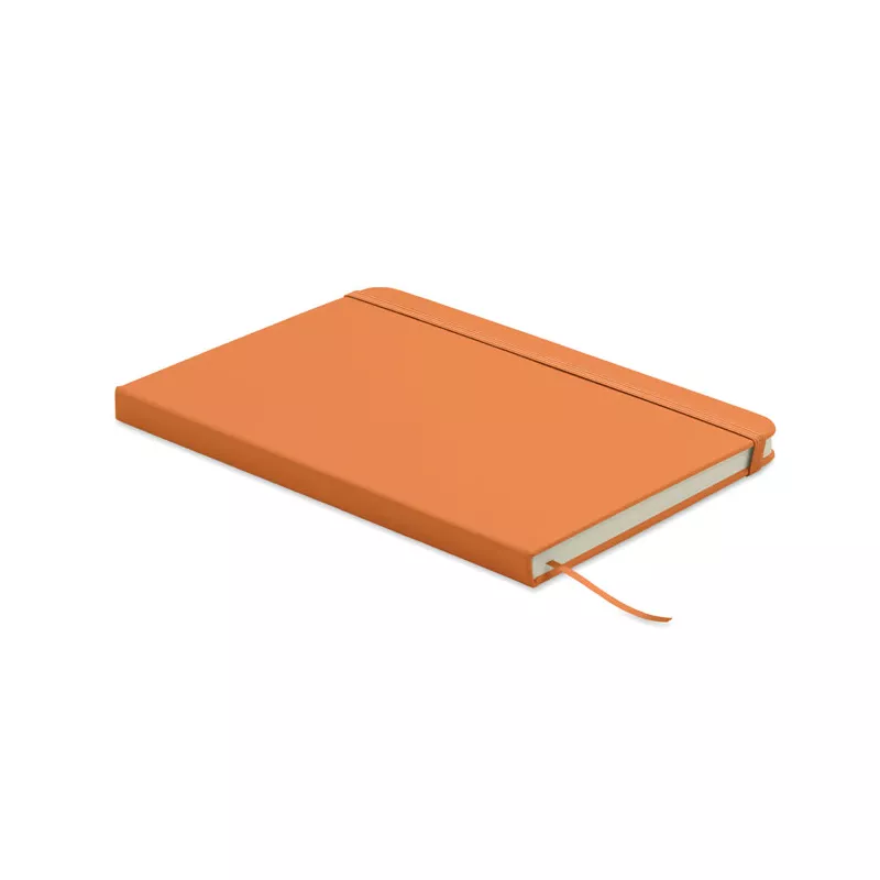 Notes A5 w okładce z PU 96 kartek w linię ARCOLOOP - Pomaranczowy (MO3124-10)