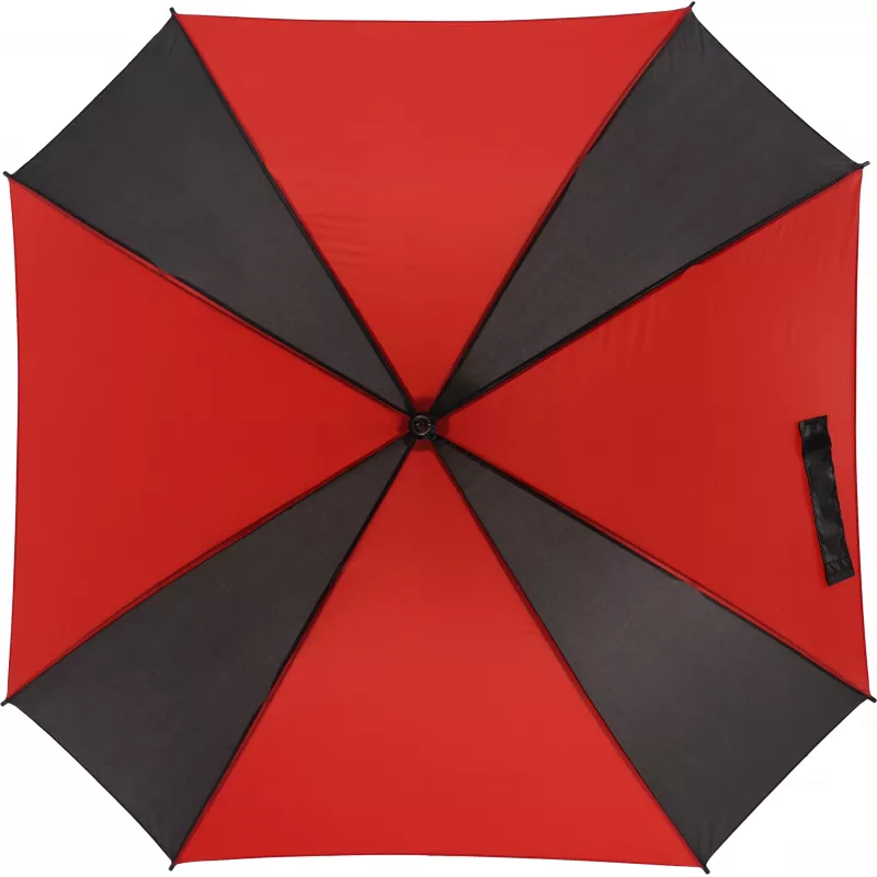 Parasol automatyczny 89x89 cm LEONARDO - czerwony (4241605)