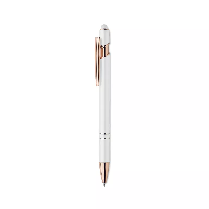 Długopis z aluminium z recyklingu SCRIBBLE - Bialy (MO2380-06)