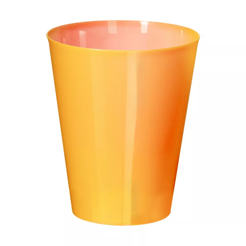 Kubek plastikowy 500 ml Colorbert - pomarańcz (AP735365-03)