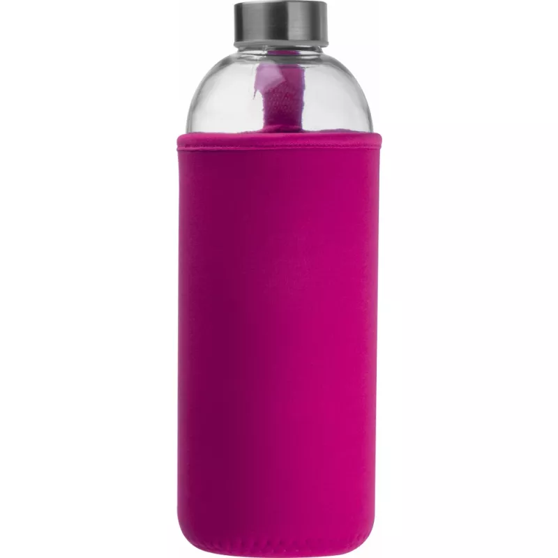Butelka szklana 1000 ml w neoprenowym etui - różowy (6242711)