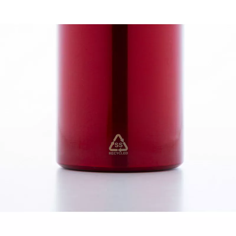 Ressuto XL butelka z ze stali nierdzewnej z recyklingu - czerwony (AP808229-05)