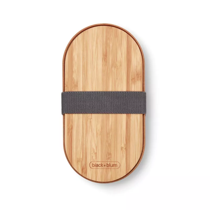 Lunchbox, pudełko śniadaniowe Black+Blum Double Bento - grey (P439.2002)