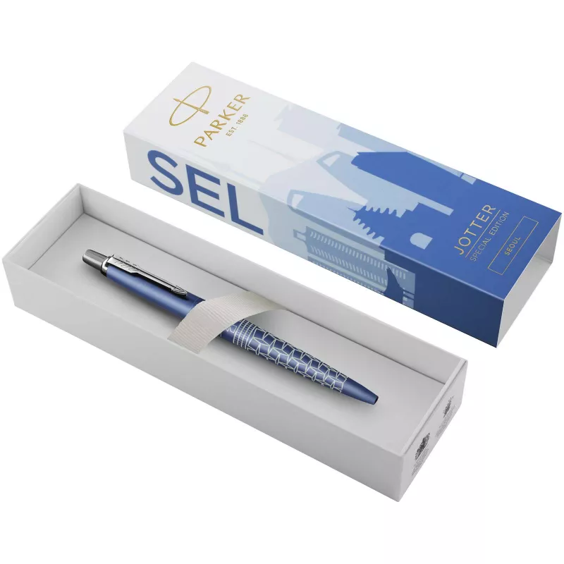Parker Jotter SE Global Icons długopis - Electric Blue (10793353)