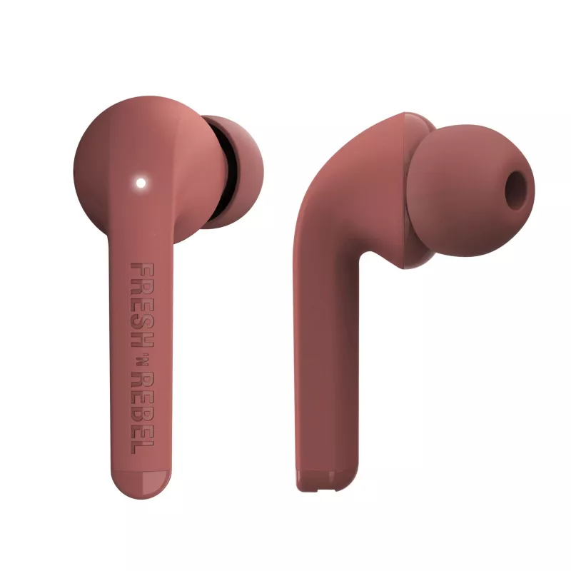 3TW1300 I Fresh 'n Rebel Twins Fuse - True Wireless earbuds - jasnoczerwony (LT49728-N0022)