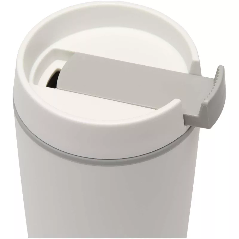 Sedona - kubek plastikowy o pojemności 480 ml, z podwójnymi ściankami - Biały (10095301)